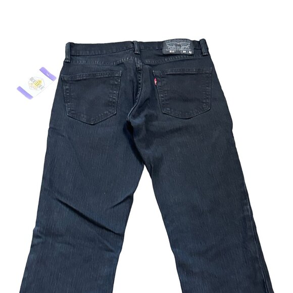 Levi Strauss Mens 29x32 511 Jeans Skateboarding Slim Fit Black Stretch Denim - Picture 7 of 16